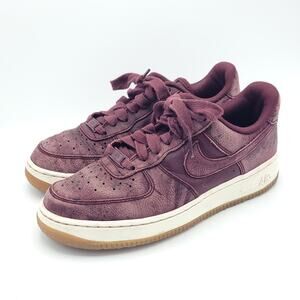 nike air force 1 ‘07 Premium ESS night Maroon sail 860532-600 women's size 6.5